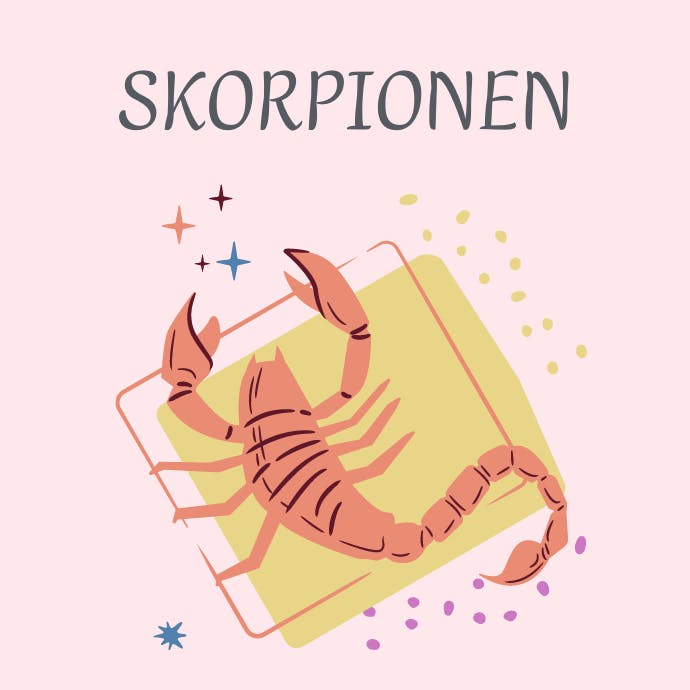 Skorpion Stjernetegnet Skorpionen
